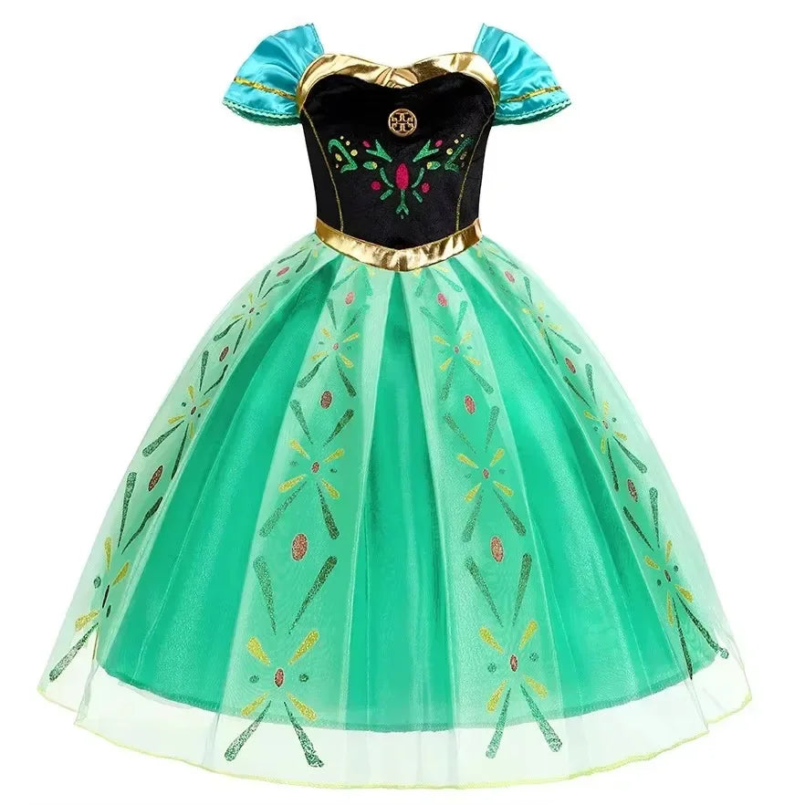 Disney Princess Costume Birthday Party Dress Kids