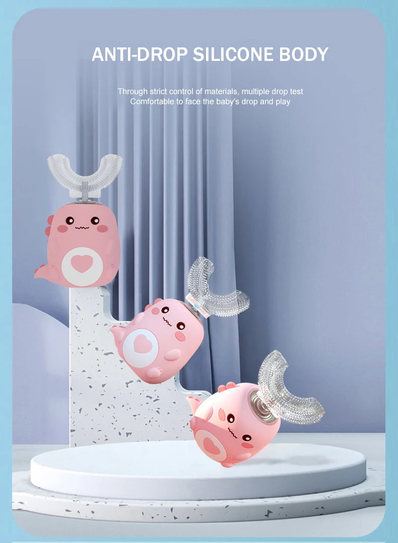 Children Automatic U-shaped Electric Toothbrush - Rechargable