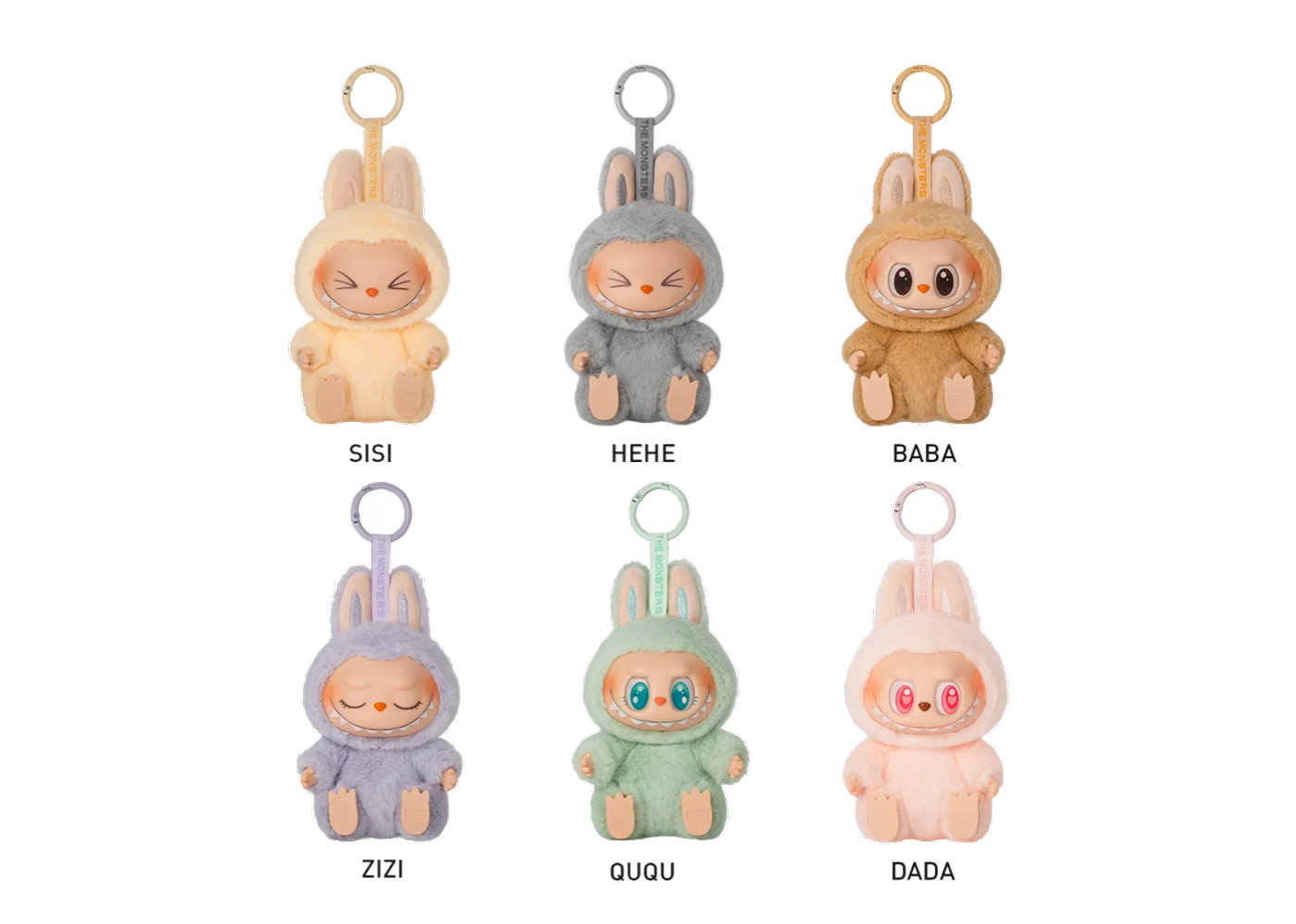 Labubu “Have a seat” Monster Series – 6pc Blind Box Set by POP MART