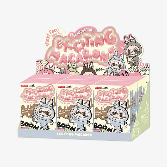 Labubu “Macaroon” Monster Series – 6pc Blind Box Set by POP MART