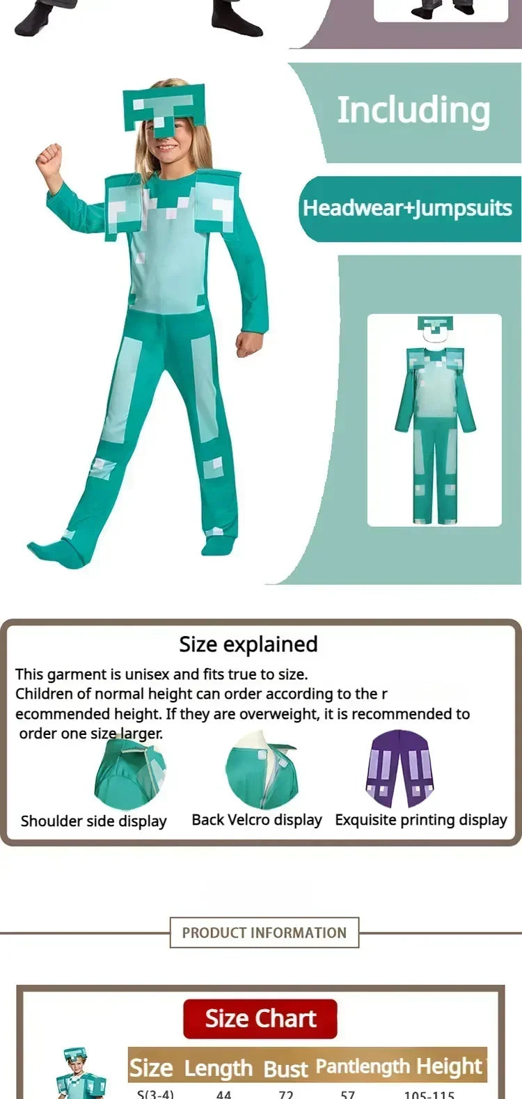 Minecraft Costume Dress Up