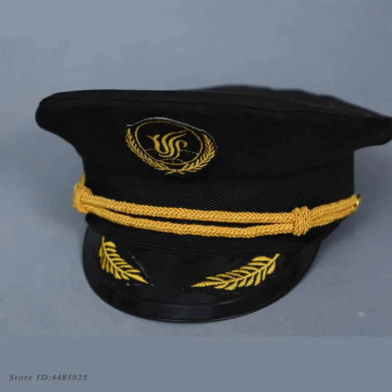 Children's Pilot Uniform Stewardess Cosplay Halloween Costumes Kids Girl Boy Captain Aircraft Fancy Clothing Role Play Outfit