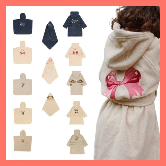 Baby Girls - Bathrobe Towel
