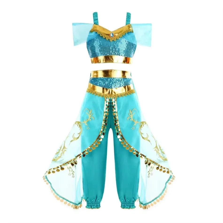 Disney Princess Costume Birthday Party Dress Kids