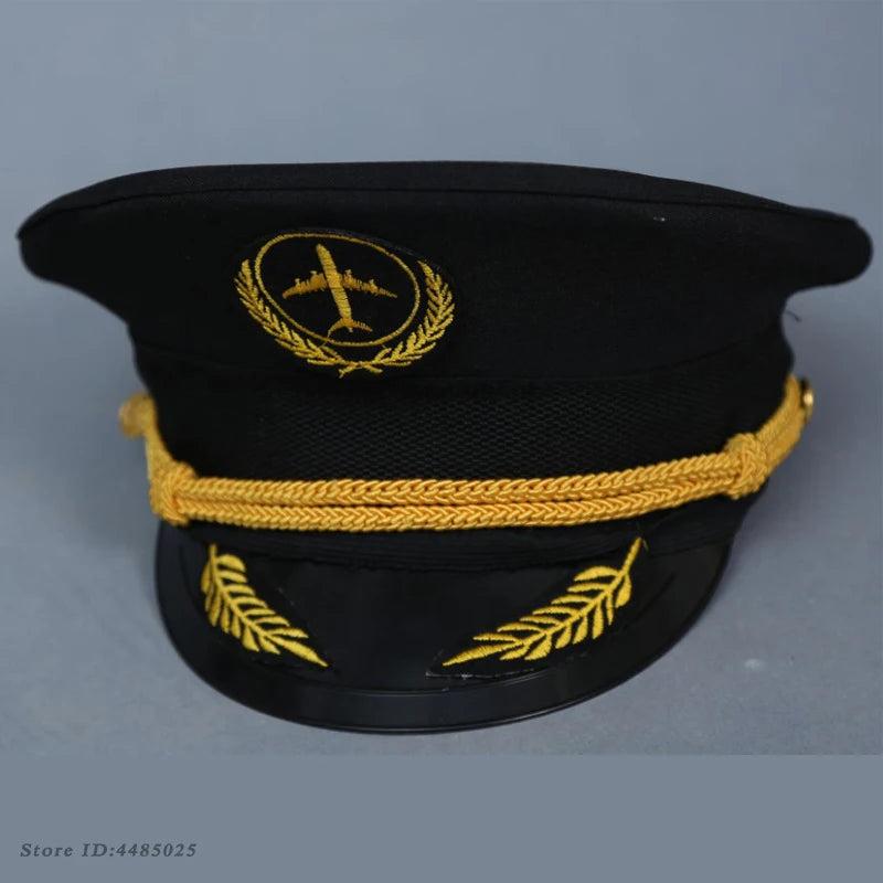Children's Pilot Uniform Stewardess Cosplay Halloween Costumes Kids Girl Boy Captain Aircraft Fancy Clothing Role Play Outfit