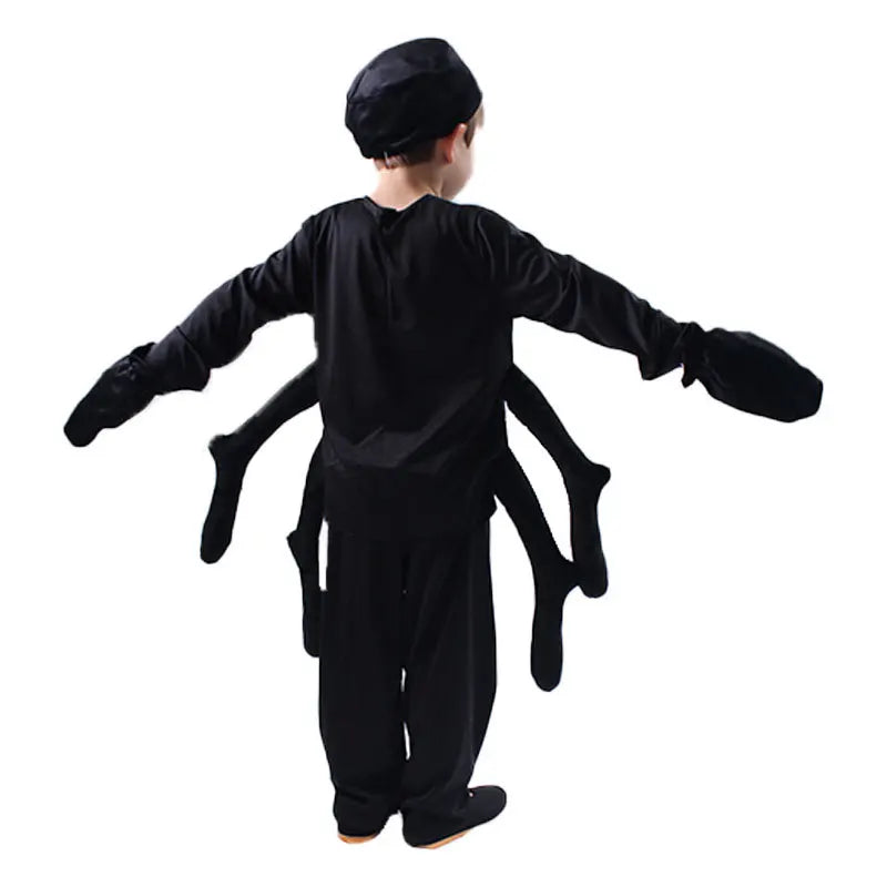 Halloween Kids Animal Play Costumes Spider Modeling Cosplay Suit Children's Stage Performance Costume Set 2024 New