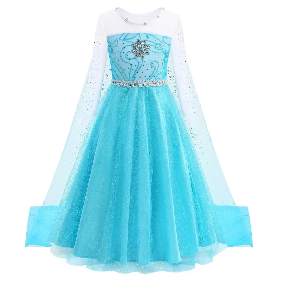 Disney Princess Costume Birthday Party Dress Kids