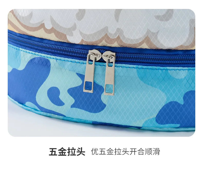 Kids’ Stylish Combo Dry & Wet Backpack – Waterproof Oxford Fabric for School, Swim & Travel