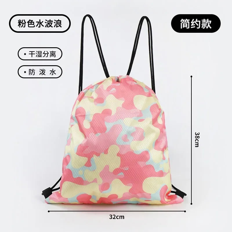 Kids’ Stylish Combo Dry & Wet Backpack – Waterproof Oxford Fabric for School, Swim & Travel