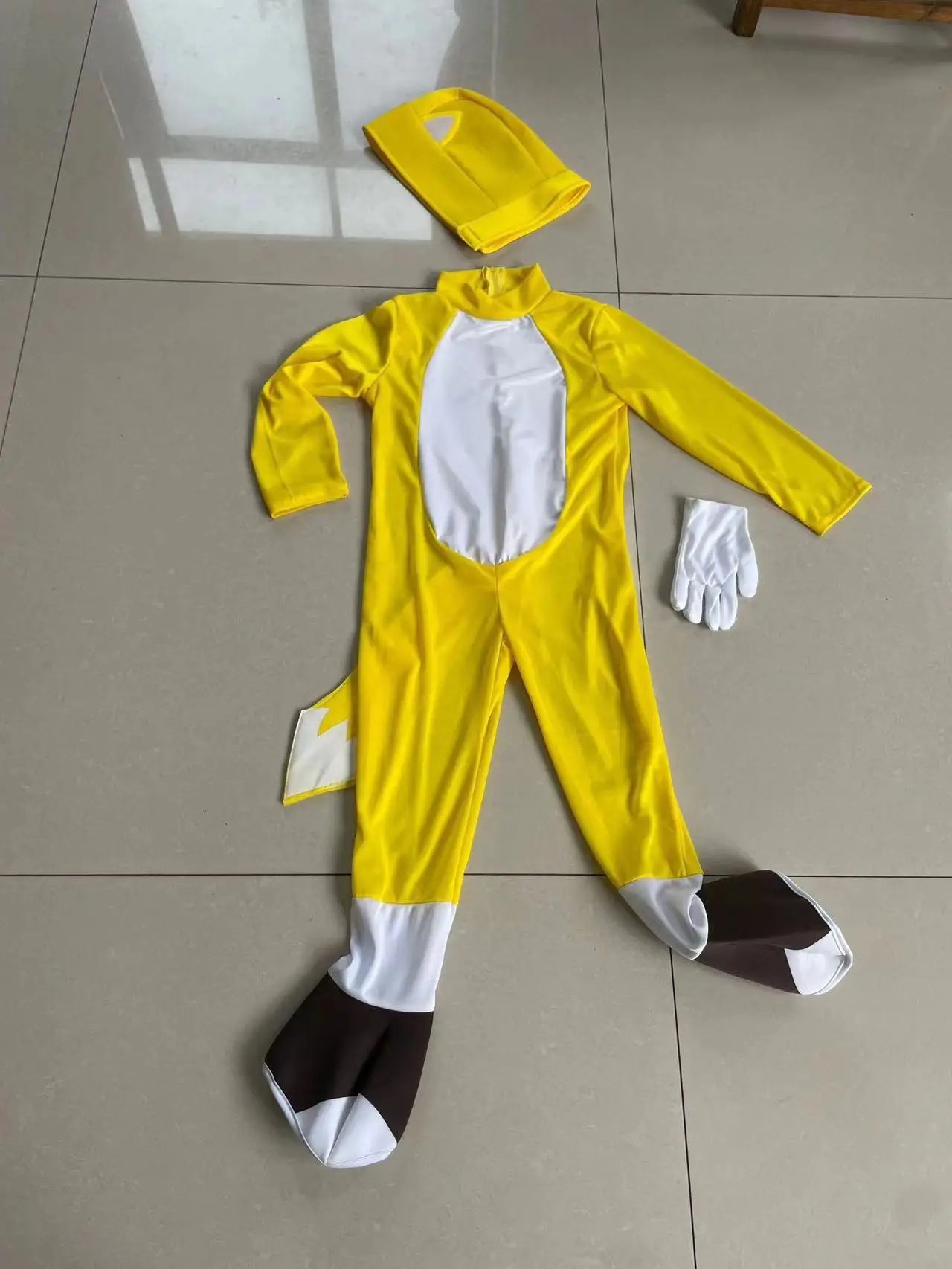 Children's Hedgehog Lightning Mouse Jumpsuit Anime Sonic Boy Cos Game Cosplay Kid Costume