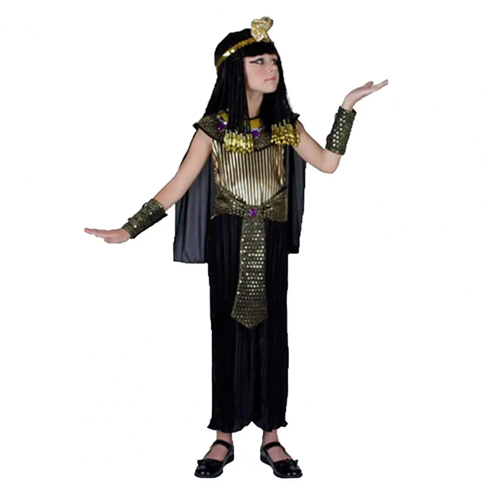 1 Set Authentic Egyptian Pharaoh Costume Set Themed Party Dress-up Children's Kids Egypt Cosplay Costumes