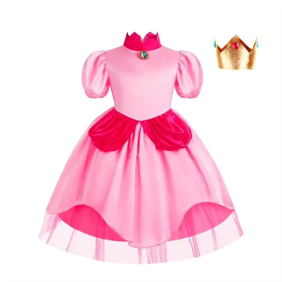 Disney Princess Costume Birthday Party Dress Kids
