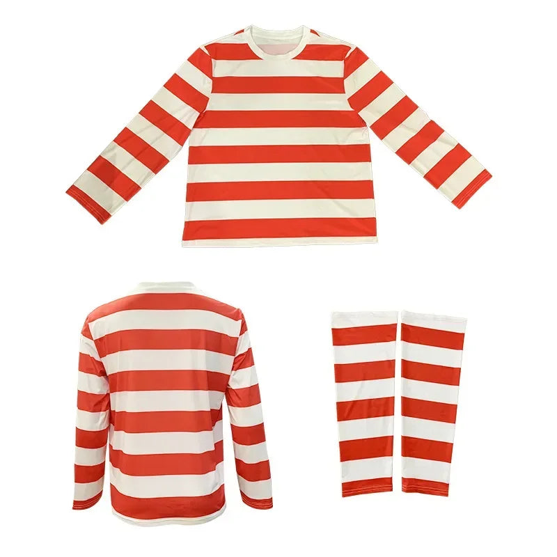 McDonald Cosplay Costume Ronald Masquerade Party Sutra Clown Character Adult Halloween Party Funny Costume Stage Clothes Wig