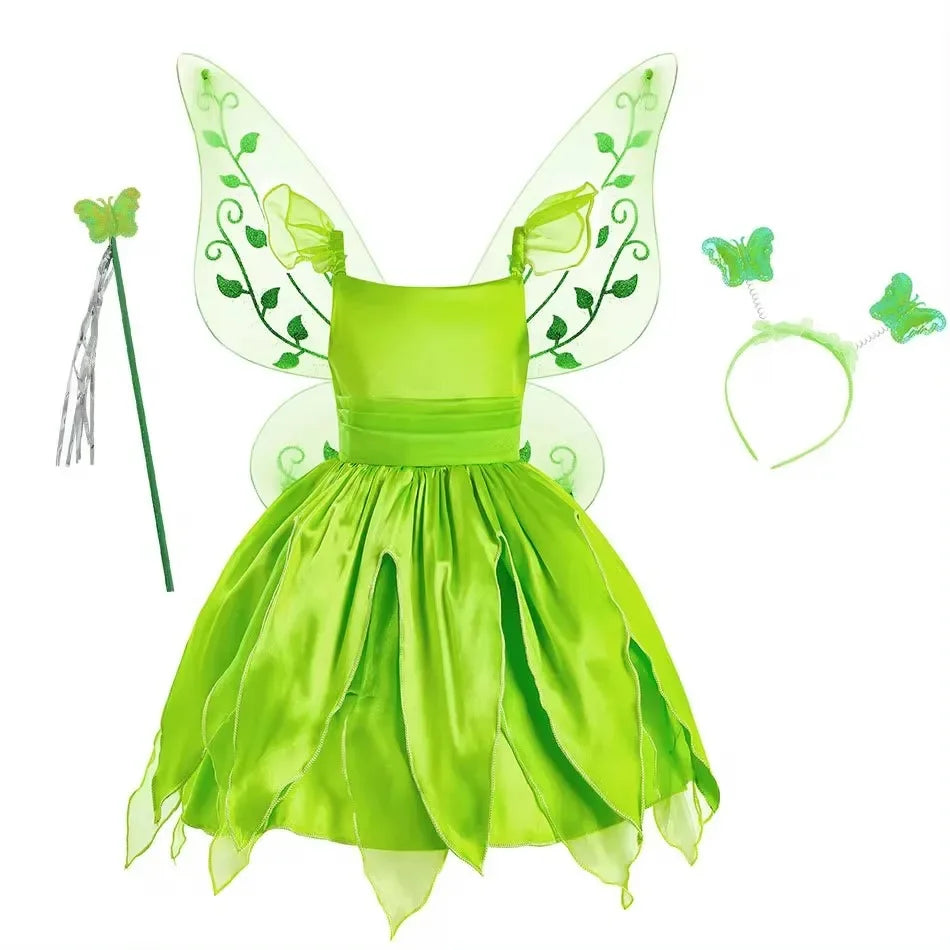 Disney Princess Costume Birthday Party Dress Kids
