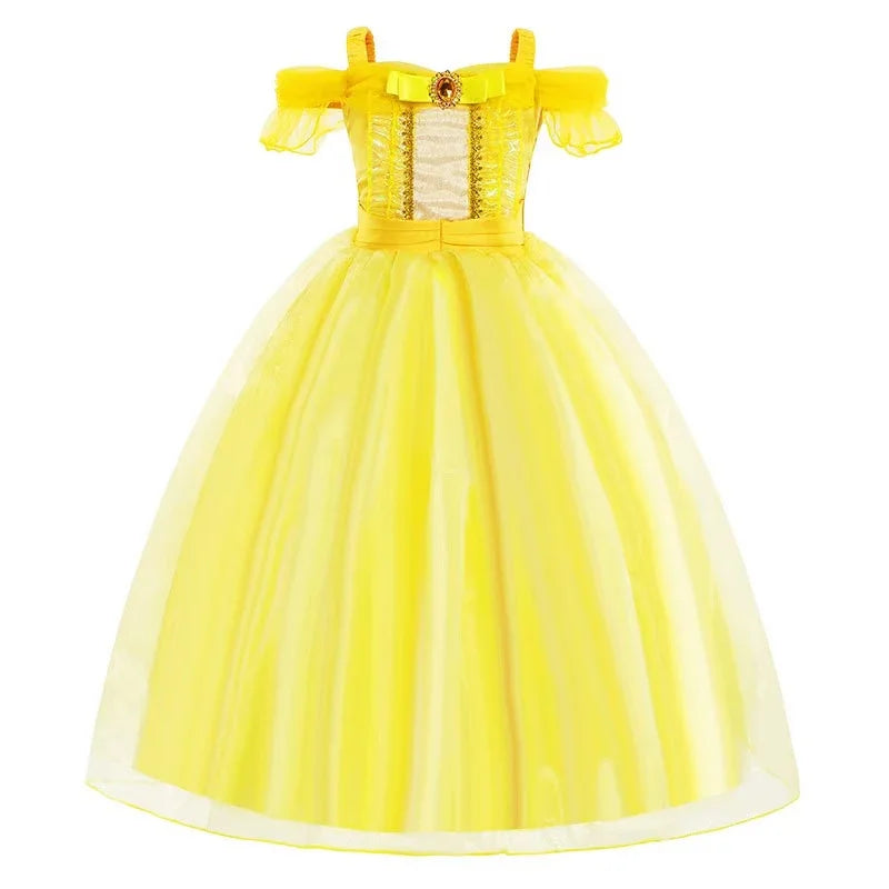 Disney Princess Costume Birthday Party Dress Kids